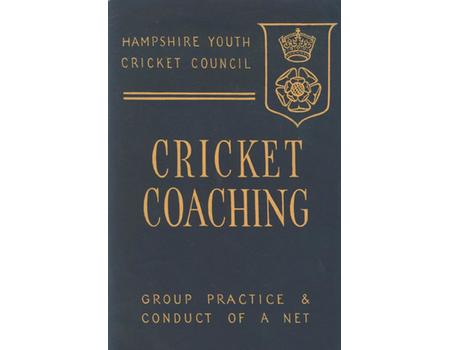 HAMPSHIRE YOUTH CRICKET COUNCIL - CRICKET COACHING