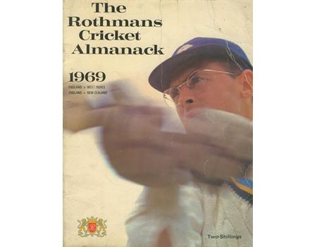 ROTHMANS CRICKET ALMANACK 1969: ENGLAND V WEST INDIES, ENGLAND V NEW ZEALAND