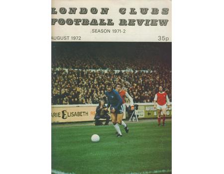 LONDON CLUBS FOOTBALL REVIEW 1971-72