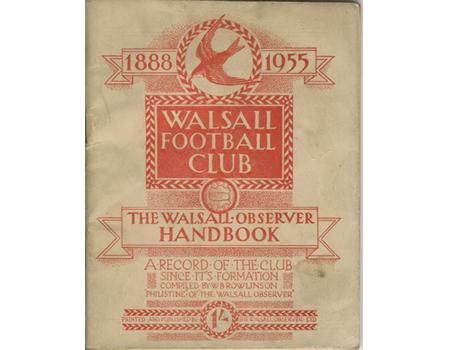 WALSALL FOOTBALL CLUB 1888-1955