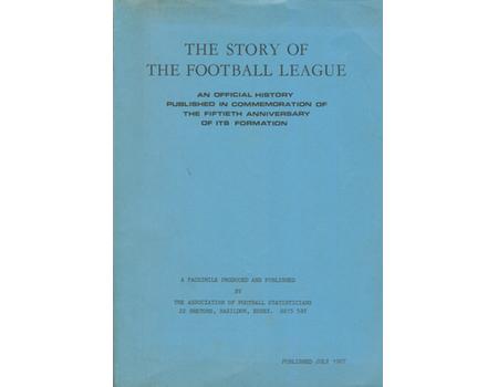 THE STORY OF THE FOOTBALL LEAGUE 1888-1938