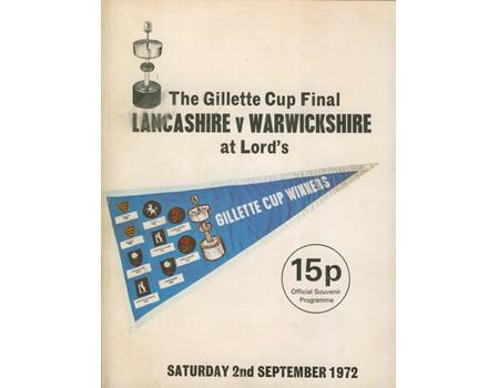 LANCASHIRE v WARWICKSHIRE 1972 (LORD