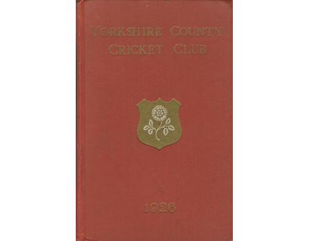 YORKSHIRE COUNTY CRICKET CLUB 1926 [ANNUAL]