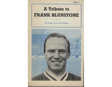 A TRIBUTE TO FRANK BLUNSTONE