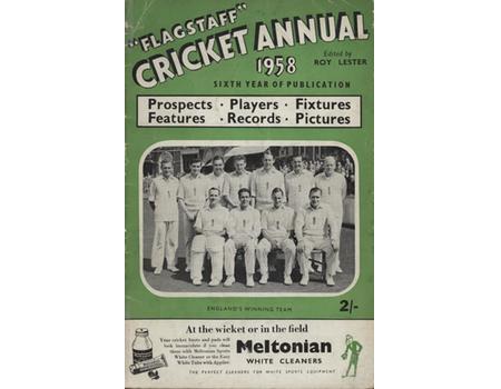 "FLAGSTAFF" CRICKET ANNUAL 1958