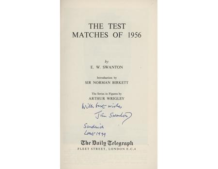 THE TEST MATCHES OF 1956