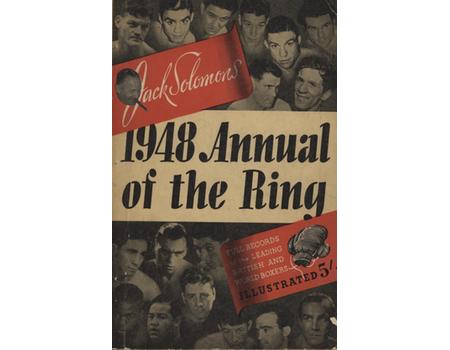 JACK SOLOMONS 1948 ANNUAL OF THE RING