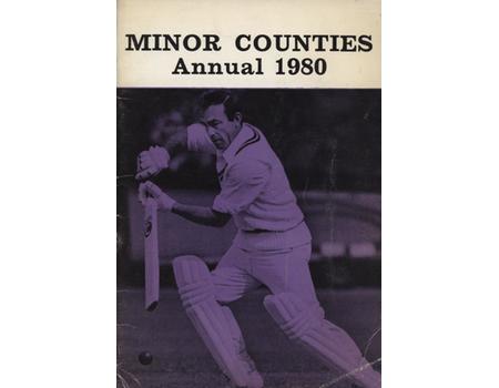 MINOR COUNTIES CRICKET ANNUAL 1980