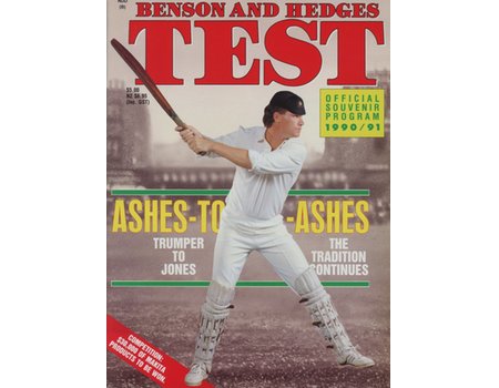 BENSON AND HEDGES TEST (ASHES) - OFFICIAL SOUVENIR PROGRAM 1990/91