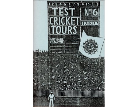 TEST CRICKET TOURS: NO. 6 - INDIA