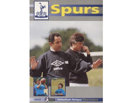 TOTTENHAM HOTSPUR FOOTBALL CLUB HANDBOOK 1993-94