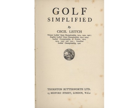 GOLF SIMPLIFIED