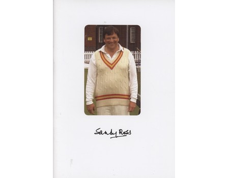 SANDY ROSS (SUSSEX MARTLETS CRICKET CLUB)