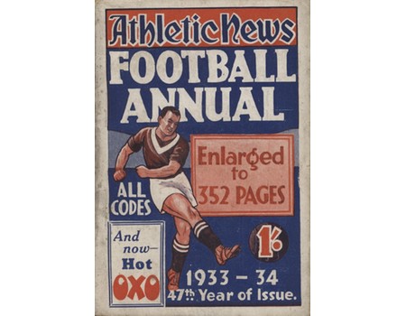 ATHLETIC NEWS FOOTBALL ANNUAL 1933-34