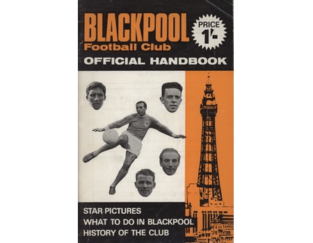 BLACKPOOL FOOTBALL CLUB OFFICIAL HANDBOOK 1968-69 - Football Club ...