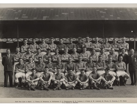 EVERTON FOOTBALL CLUB 1954-55 TEAM PHOTOGRAPH