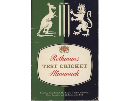 ROTHMANS TEST CRICKET ALMANACK 1961