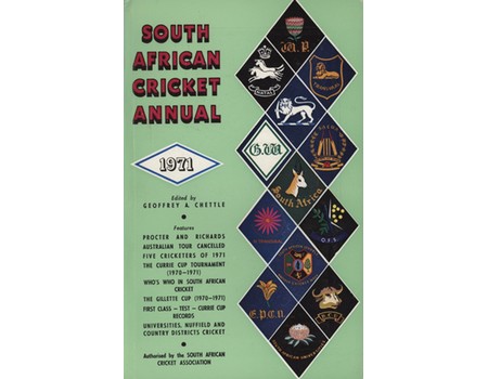 SOUTH AFRICAN CRICKET ANNUAL 1971