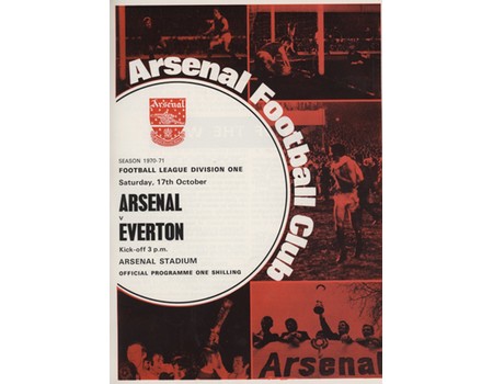 ARSENAL 1970-71 (DOUBLE SEASON) BOUND SET OF HOME FOOTBALL PROGRAMMES