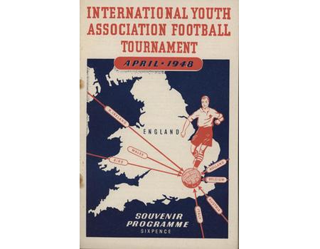 INTERNATIONAL YOUTH ASSOCIATION FOOTBALL TOURNAMENT 1948 FOOTBALL PROGRAMME