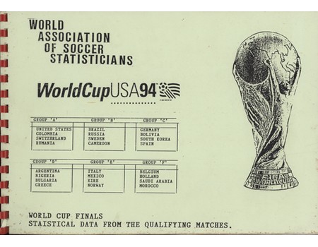 WORLD CUP USA 94 - STATISTICAL DATA FROM THE QUALIFYING MATCHES