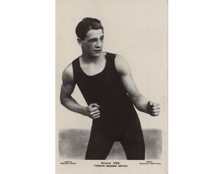 BILLY FRY (WALES) BOXING POSTCARD