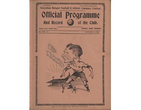 TOTTENHAM HOTSPUR V COVENTRY CITY (RESERVES) 1938-39 FOOTBALL PROGRAMME