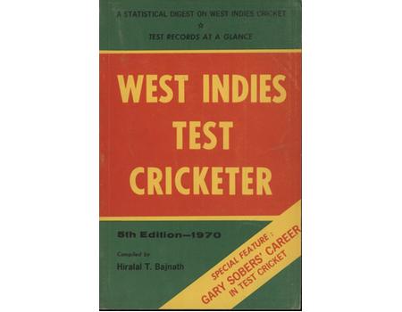 WEST INDIES TEST CRICKETER - 5TH EDITION (1970)