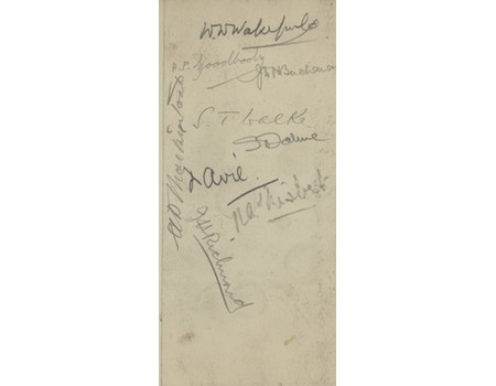 PEMBROKE COLLEGE RUFC 1923 SIGNED RUGBY MENU CARD (INCLUDING WAVELL WAKEFIELD)