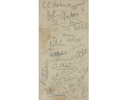 PEMBROKE COLLEGE RUFC 1923 SIGNED RUGBY MENU CARD (INCLUDING WAVELL WAKEFIELD)