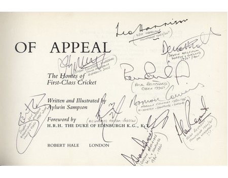 GROUNDS OF APPEAL, THE HOMES OF FIRST-CLASS CRICKET (MULTI SIGNED)