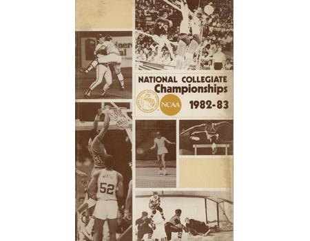 NATIONAL COLLEGIATE CHAMPIONSHIPS 1982-83