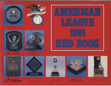 1991 AMERICAN LEAGUE RED BOOK