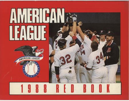 1988 AMERICAN LEAGUE RED BOOK