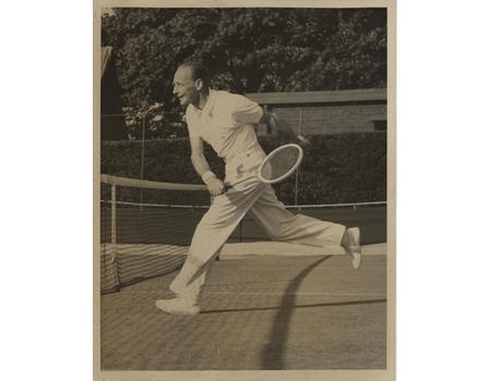 JEAN BOROTRA 1961 (WIMBLEDON) TENNIS PHOTOGRAPH