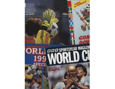 WORLD CUP 1990 - COLLECTION OF MAGAZINES  (7 ITEMS)