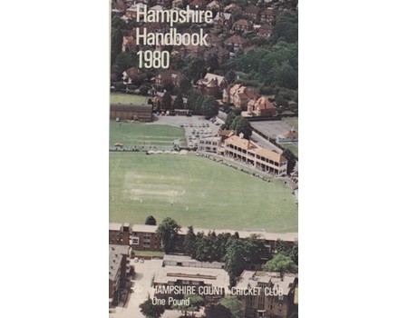 HAMPSHIRE COUNTY CRICKET CLUB ILLUSTRATED HANDBOOK 1980