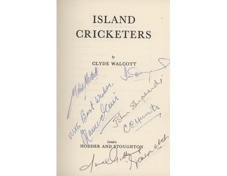 ISLAND CRICKETERS (MULTI SIGNED)