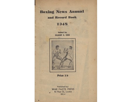 BOXING NEWS AMATEUR BOXING ANNUAL 1948