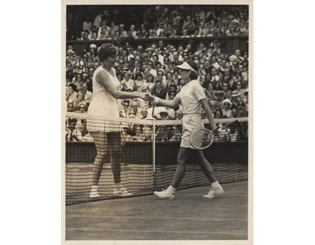 CHRISTINE TRUMAN V NANCY RICHEY 1965 (WIMBLEDON) TENNIS PHOTOGRAPH