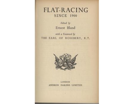 FLAT-RACING SINCE 1900