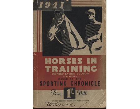 HORSES IN TRAINING - FOR 1941