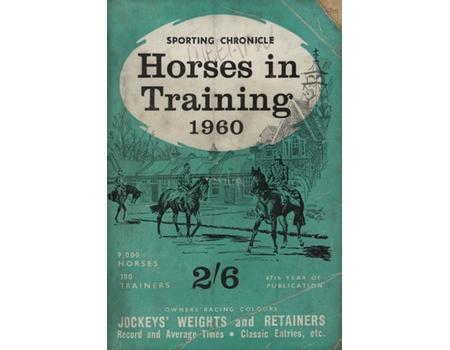 HORSES IN TRAINING - FOR 1960