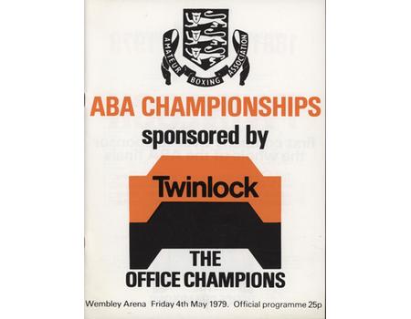 A.B.A. CHAMPIONSHIPS 1979 BOXING PROGRAMME