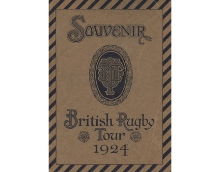 BRITISH LIONS RUGBY TOUR TO SOUTH AFRICA 1924 SOUVENIR BROCHURE 