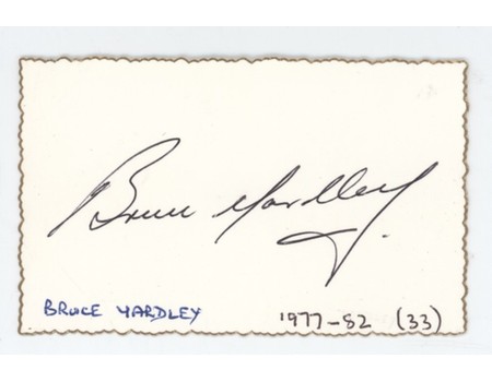 BRUCE YARDLEY (AUSTRALIA) CRICKET AUTOGRAPH