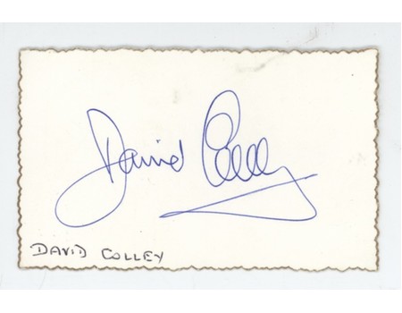 DAVID COLLEY (AUSTRALIA) CRICKET AUTOGRAPH