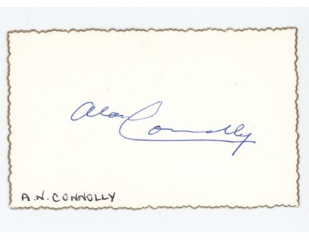 ALAN CONNOLLY (AUSTRALIA) CRICKET AUTOGRAPH