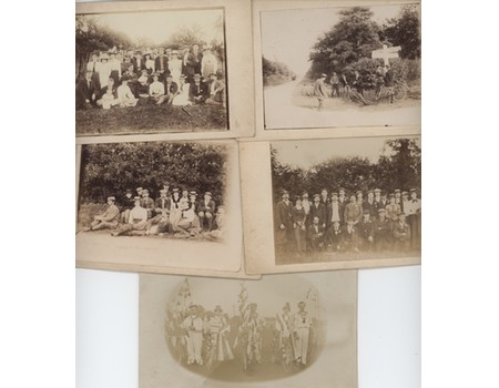 ALL SAINTS CYCLE CLUB (ST HELENS) EARLY 20TH CENTURY PHOTOGRAPHS (X5)