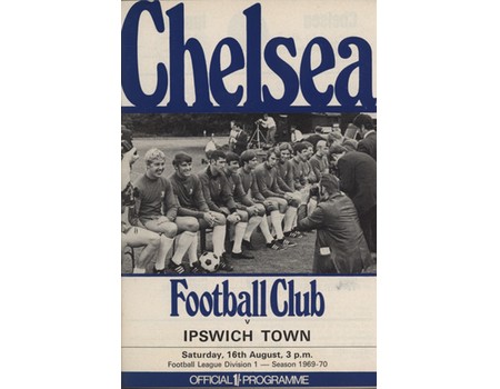 CHELSEA 1969-70 BOUND SET OF HOME FOOTBALL PROGRAMMES